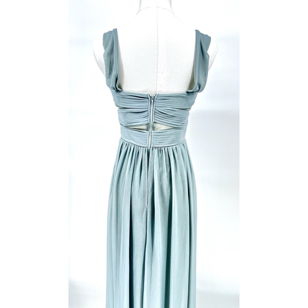 BIRDY GREY NWOT ELSYE DRESS, MESH SAGE, XS BRIDESMAID‎ PROM ELEGANT LONG - Picture 8 of 16
